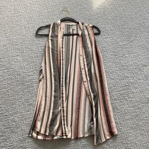 H&M Multicolor Striped Sleeveless Blouse